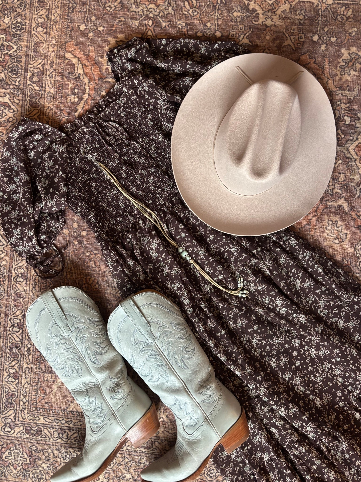 Love the slate blue details in this dress! Perfect match with my Tecovas! Gigi Pip 20% for Black Friday. PinkBlush Black Friday and code rebeccalynne15 is stackable! Tecovas early Black Friday started as well! So many good deals going!

#LTKGiftGuide #LTKCyberWeek #LTKHoliday