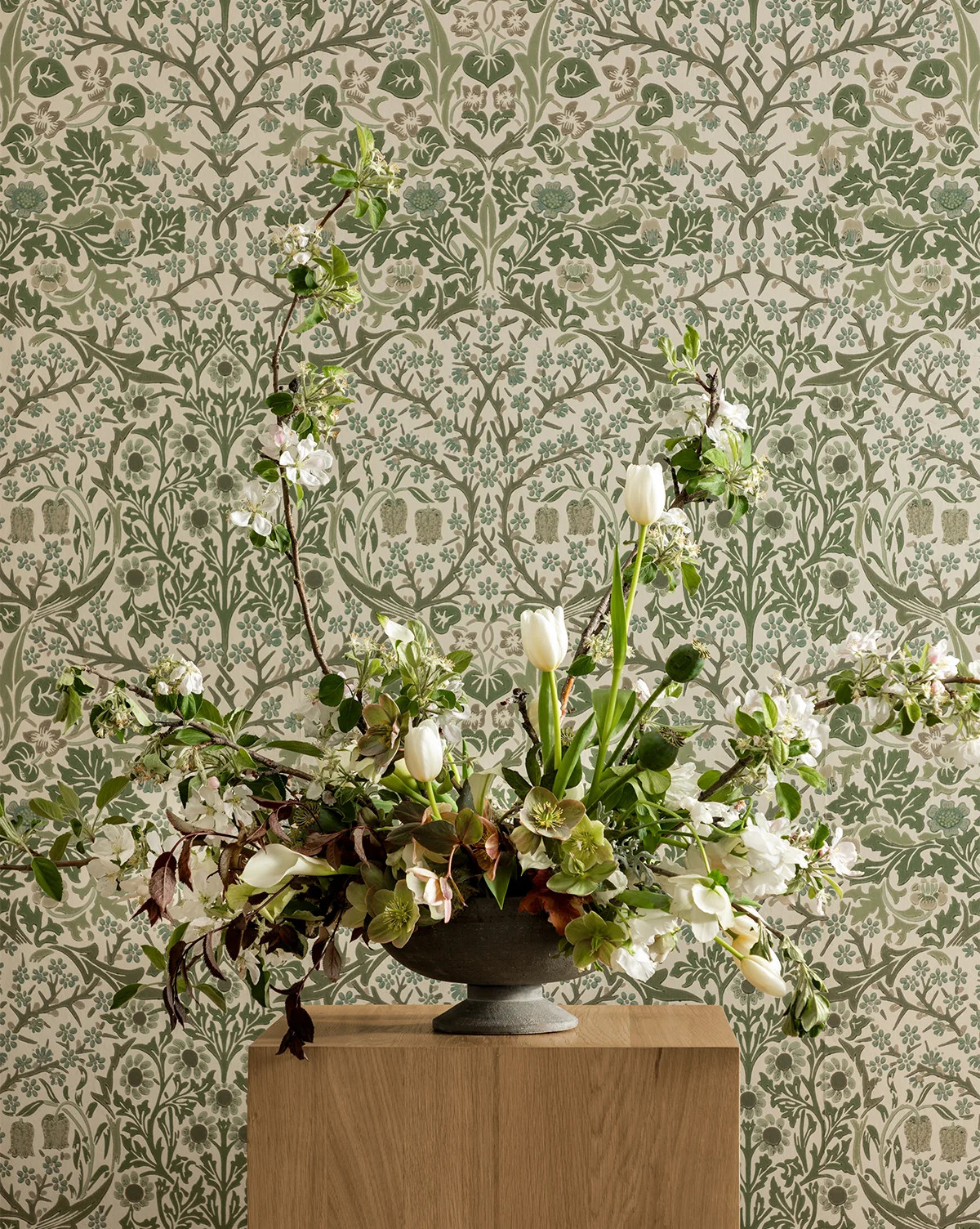 Morris & Co. x McGee & Co. Blackthorn Wallpaper | McGee & Co. (US)