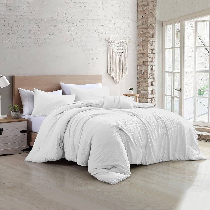 Modern Threads - Comforter Set - Down Alternative Brushed Microfiber - Elegant All Season Bedspre... | Amazon (US)