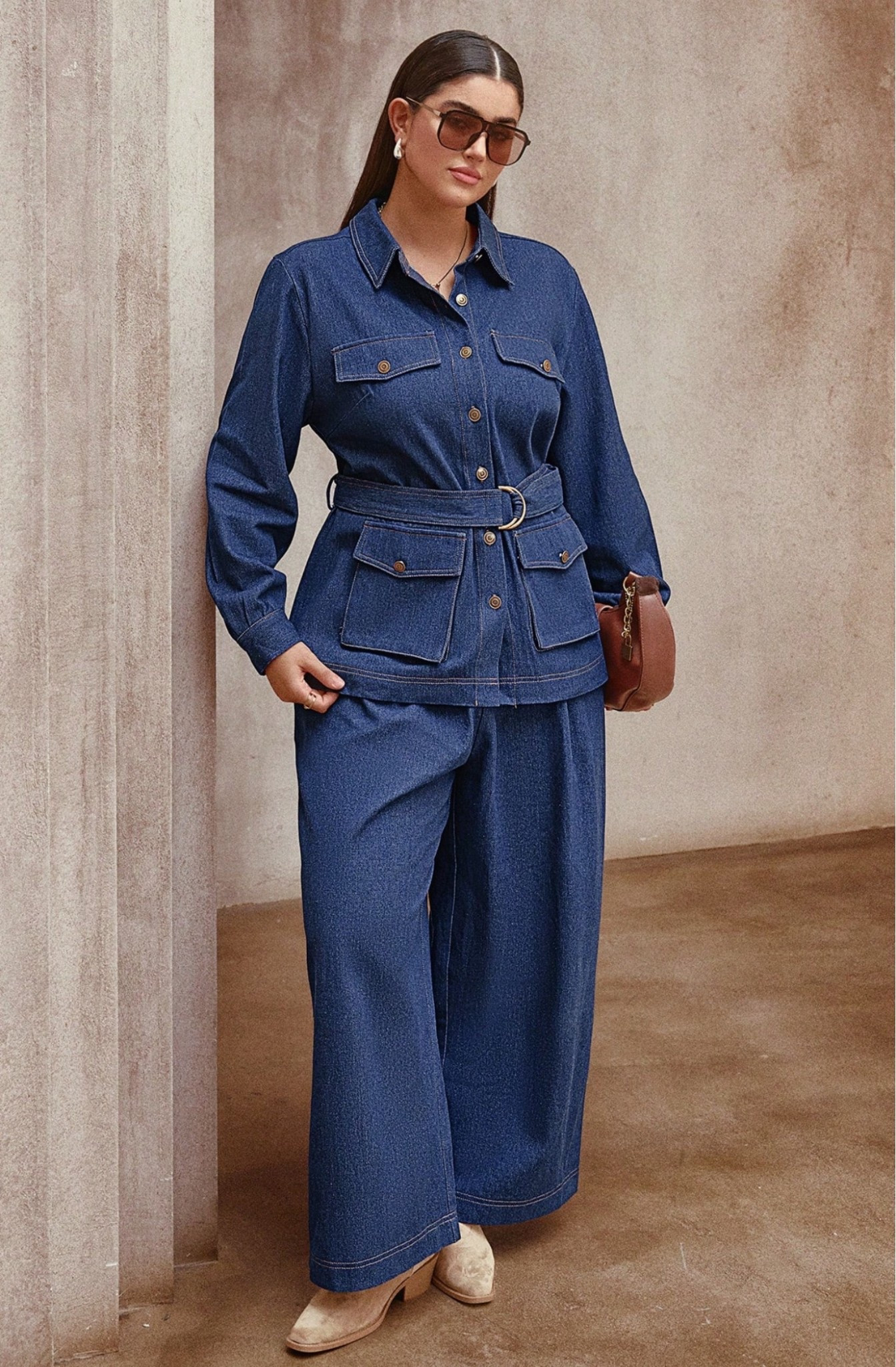 Denim Fall Fashion 2 Piece set 

#LTKPlusSize #LTKStyleTip #LTKMidsize