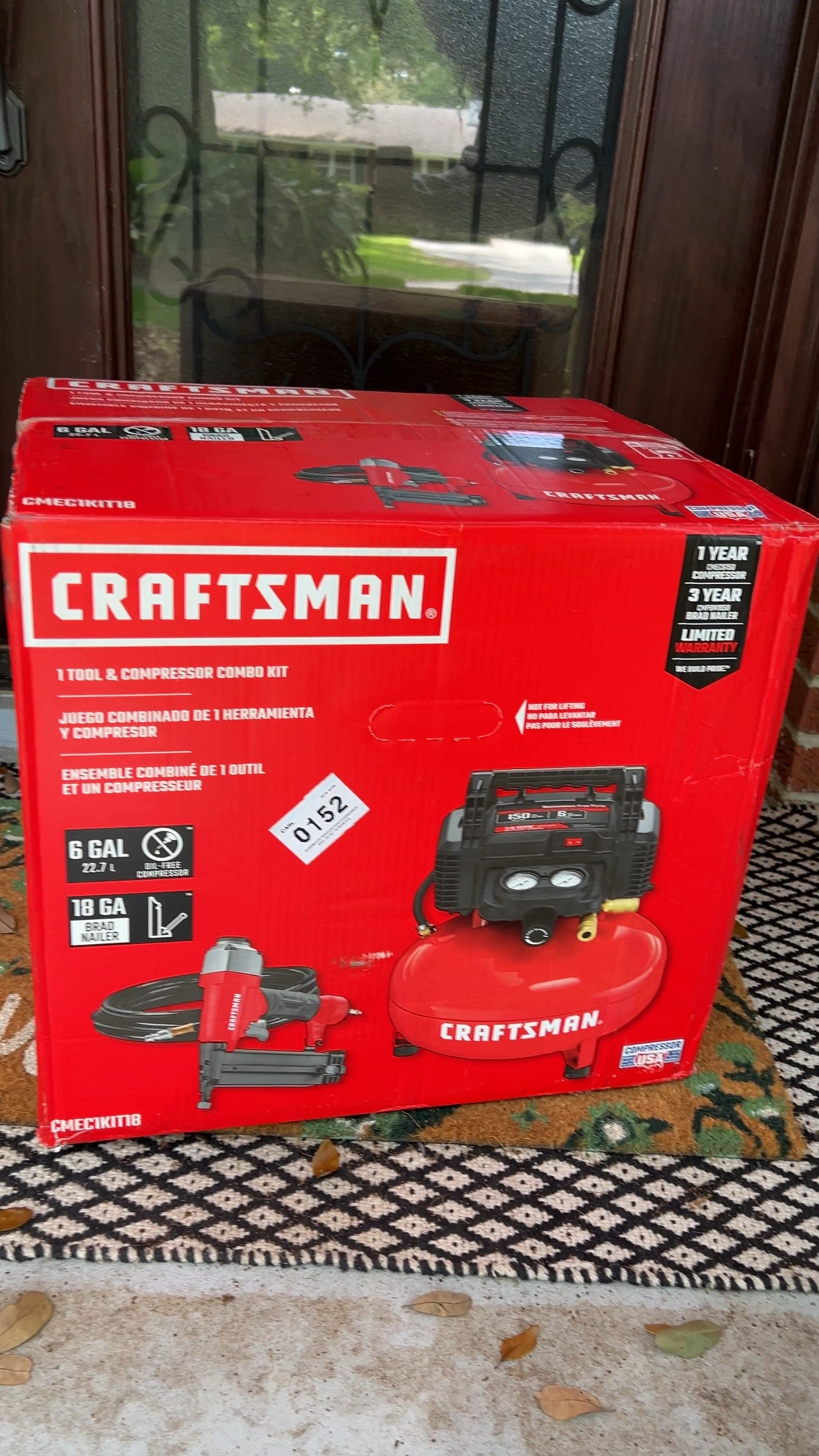 Such a great deal on this Craftsman 1 TOOL & COMPRESSOR COMBO KIT!! Brad Nailer and Air Compressor Combo Kit Perfect for my little DIYs around the house! 

#LTKHome #LTKFindsUnder100