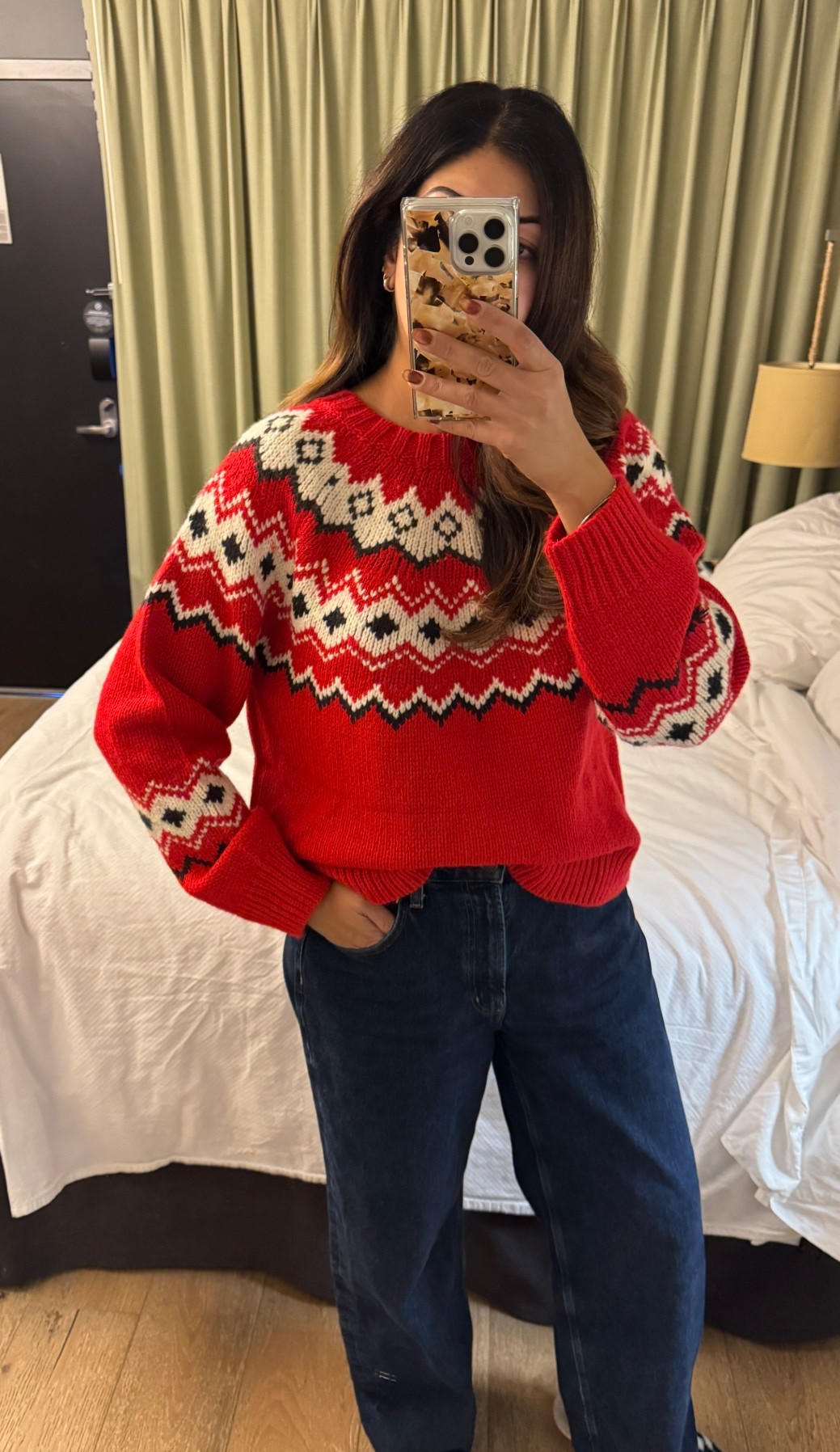 A holiday sweater… but make it stylish ❤️✨
I wore this red Fair Isle knit to my company holiday party and got so many compliments. It’s festive without being over the top and pairs perfectly with trousers, skirts, or jeans for any holiday moment—work events, family photos, or cozy nights out.
If you want a chic sweater that feels classic, warm, and holiday-ready, this one is a must. Tap to shop!

holiday sweater outfit, red fair isle sweater, company holiday party outfit, cozy Christmas sweater, stylish holiday sweaters for women, winter outfit ideas 2025, holiday work outfits, festive winter style

#HolidayStyle2025 #FairIsleSweater #ChicHolidayLook #FestiveOutfits #LTKHoliday

#LTKWorkwear #LTKdayinmylife #LTKHoliday