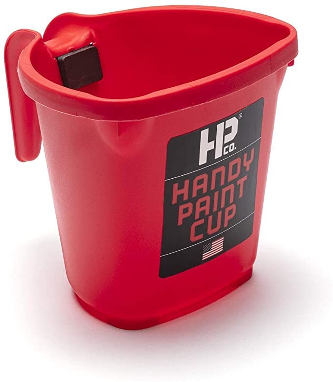 HANDy Paint Cup Holds 16 oz. of Paint or Stain, Integrated Magnetic Brush Holder, Ideal for Trim ... | Amazon (US)