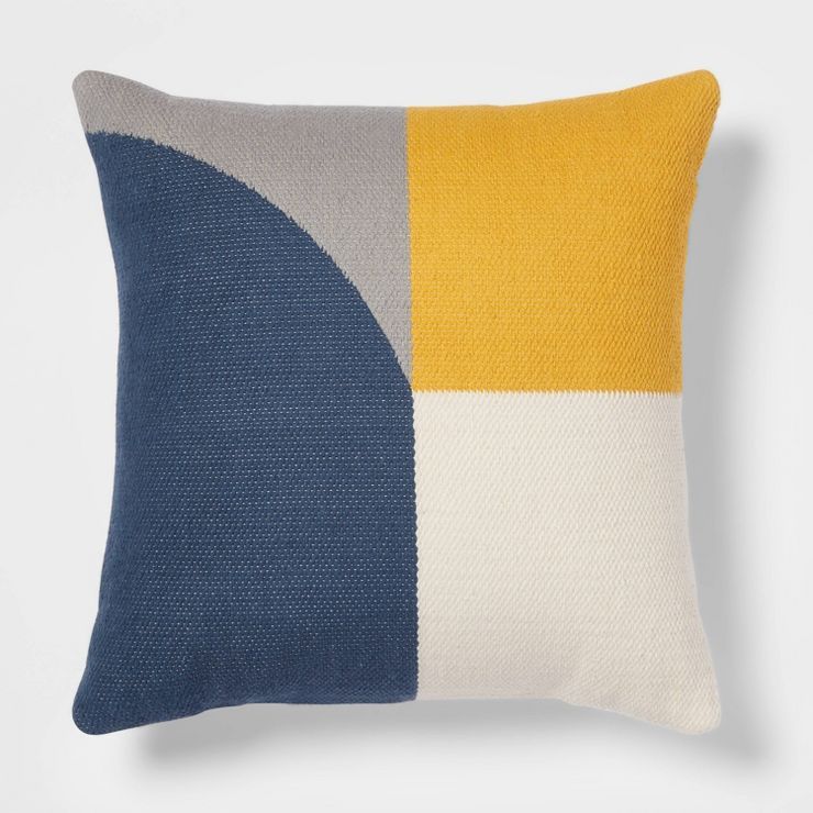 Color Block Square Throw Pillow - Threshold™ | Target