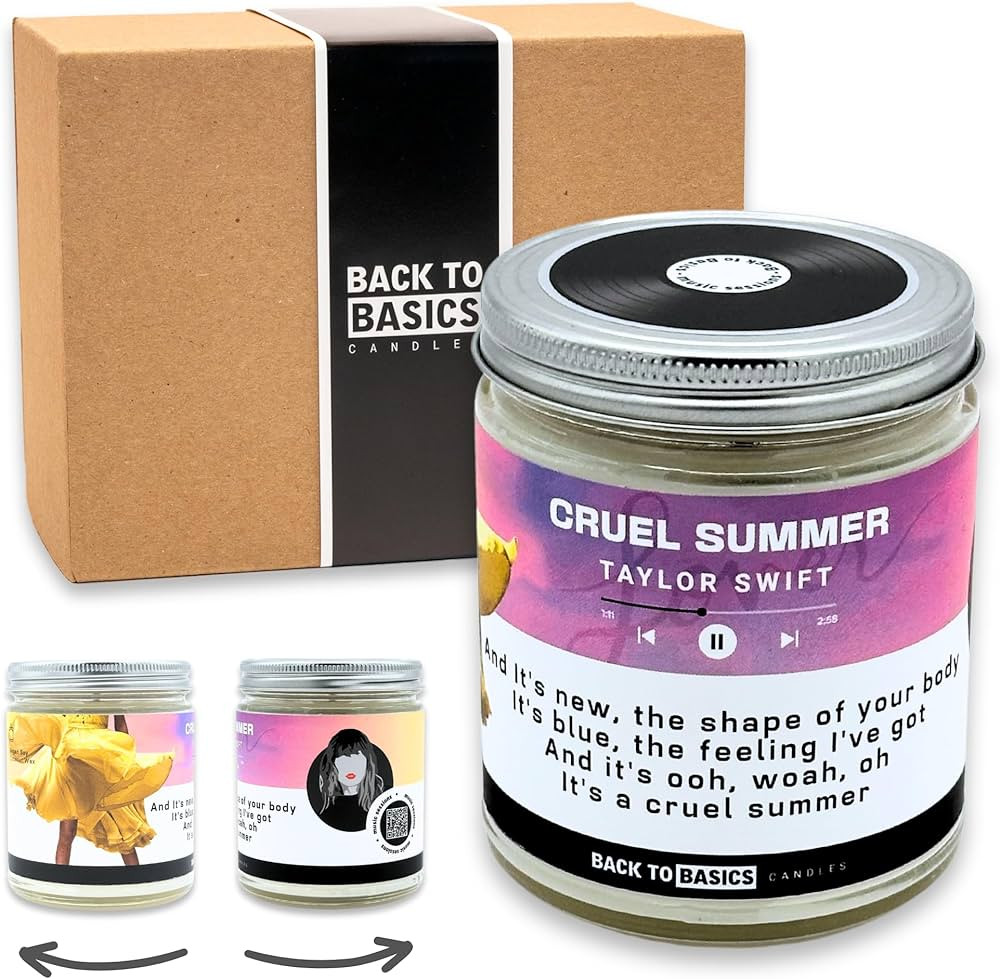 Music Sessions Scented Candle Vegan Soy Coconut Wax for Home Decor, Fun and Collectible Rock Gift... | Amazon (US)