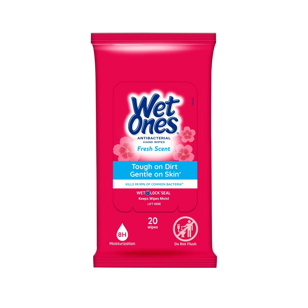 Wet Ones Antibacterial Hand Wipes Travel Pack - Fresh - 20ct | Target