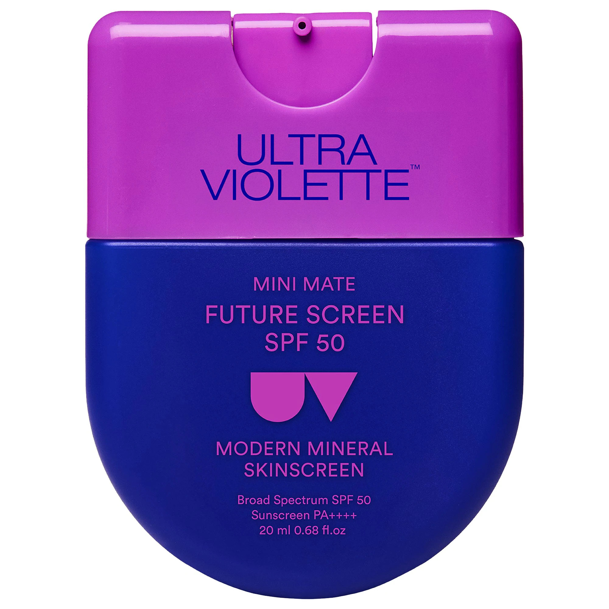Ultra Violette Future Screen SPF 50 Mini Mate Mineral Fragrance Free Facial Sunscreen Serum 0.68oz/20ml | Sephora (US)