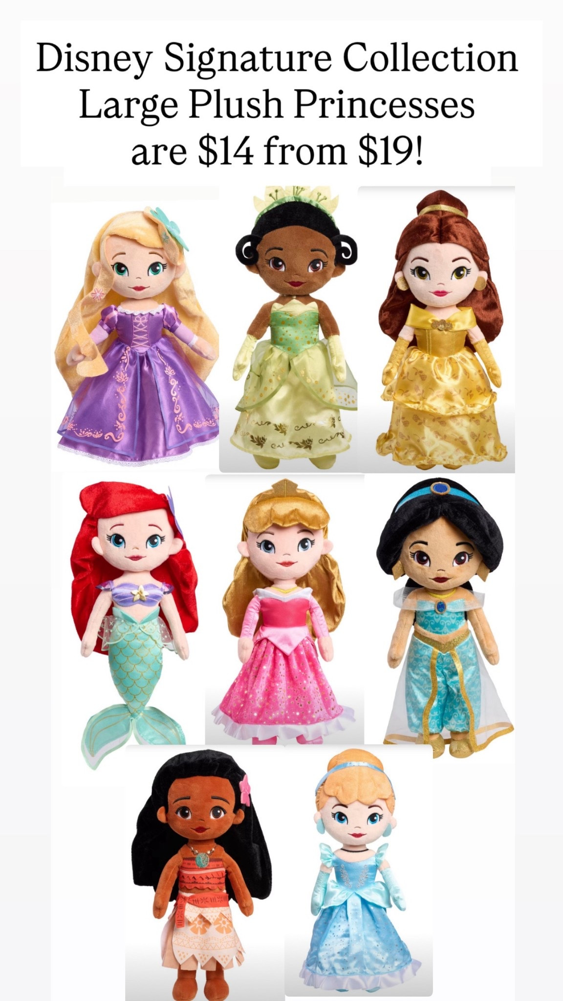 Disney Signature Collection Large Plushes are only $14!!!!

#LTKHoliday #LTKKids #LTKGiftGuide