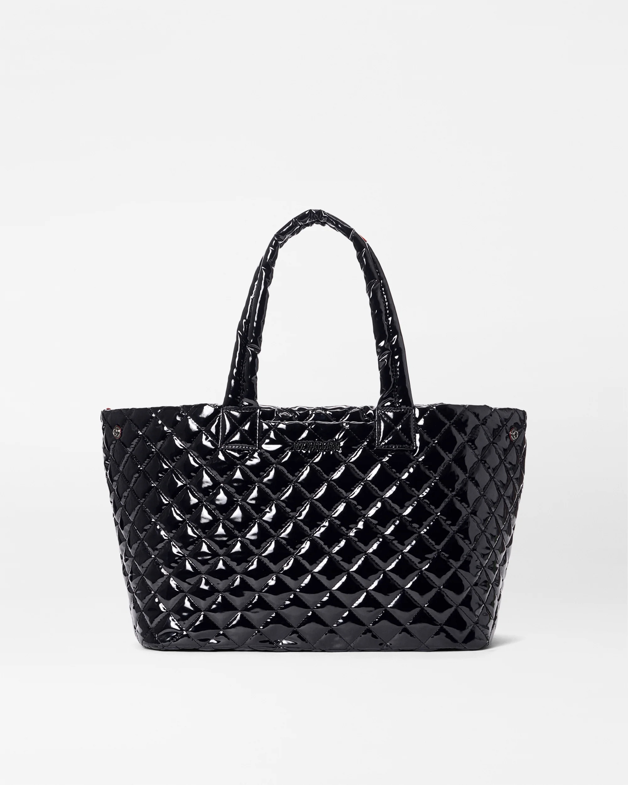 Black Lacquer Medium Metro City Tote | MZ Wallace