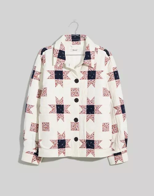 Shirt-Jacket in Patchwork Quilt | Madewell