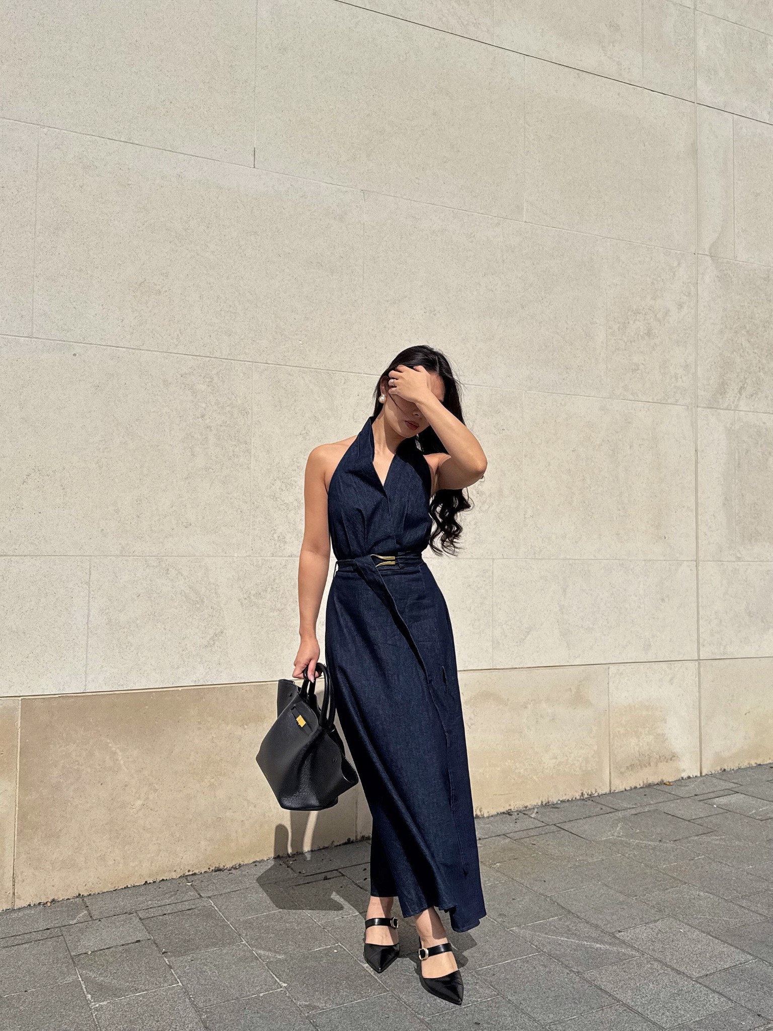 Navy denim dress • XS

#LTKuk #LTKworkwear #LTKsummer