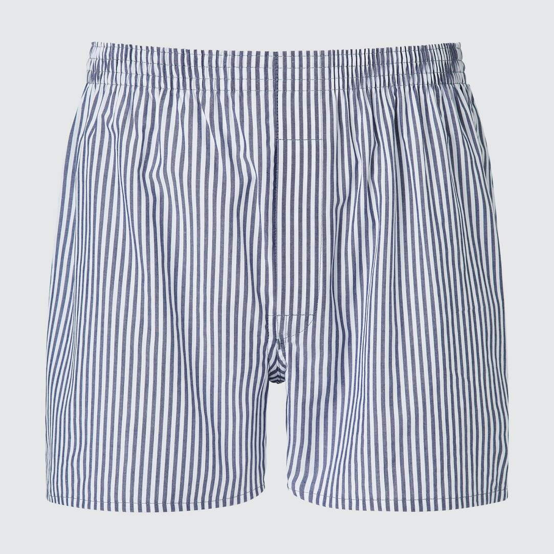 Woven Striped Boxer Shorts | UNIQLO (UK)