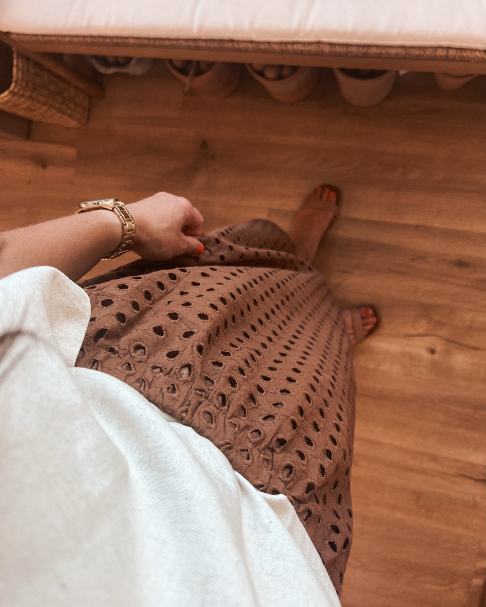 The perfect eyelet skirt for summer and transitioning into autumn 🤎

#LTKStyleTip #LTKFindsUnder50