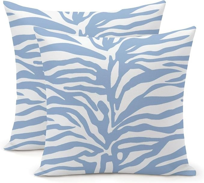 Serengeti Tiger Print Pillow Cover Tiger Animal Print Pillow Set of 2 | Amazon (US)