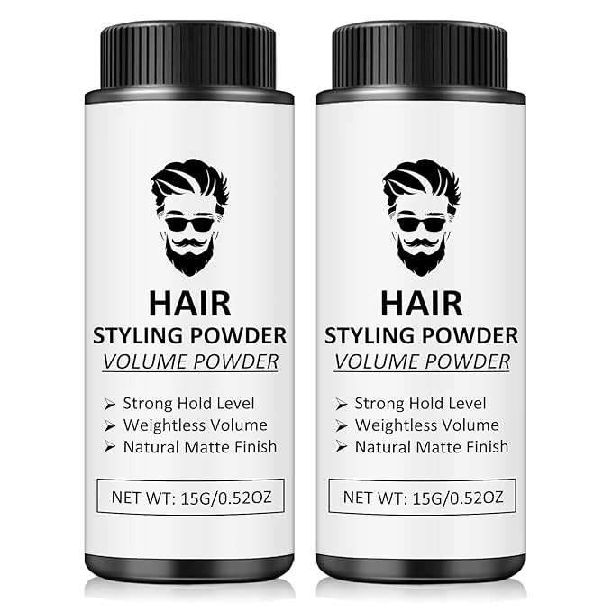 AWCCXMYM Hair Styling Powder for Men & Women Volumizing Natural Matte Texture Powder Oil Control ... | Amazon (US)