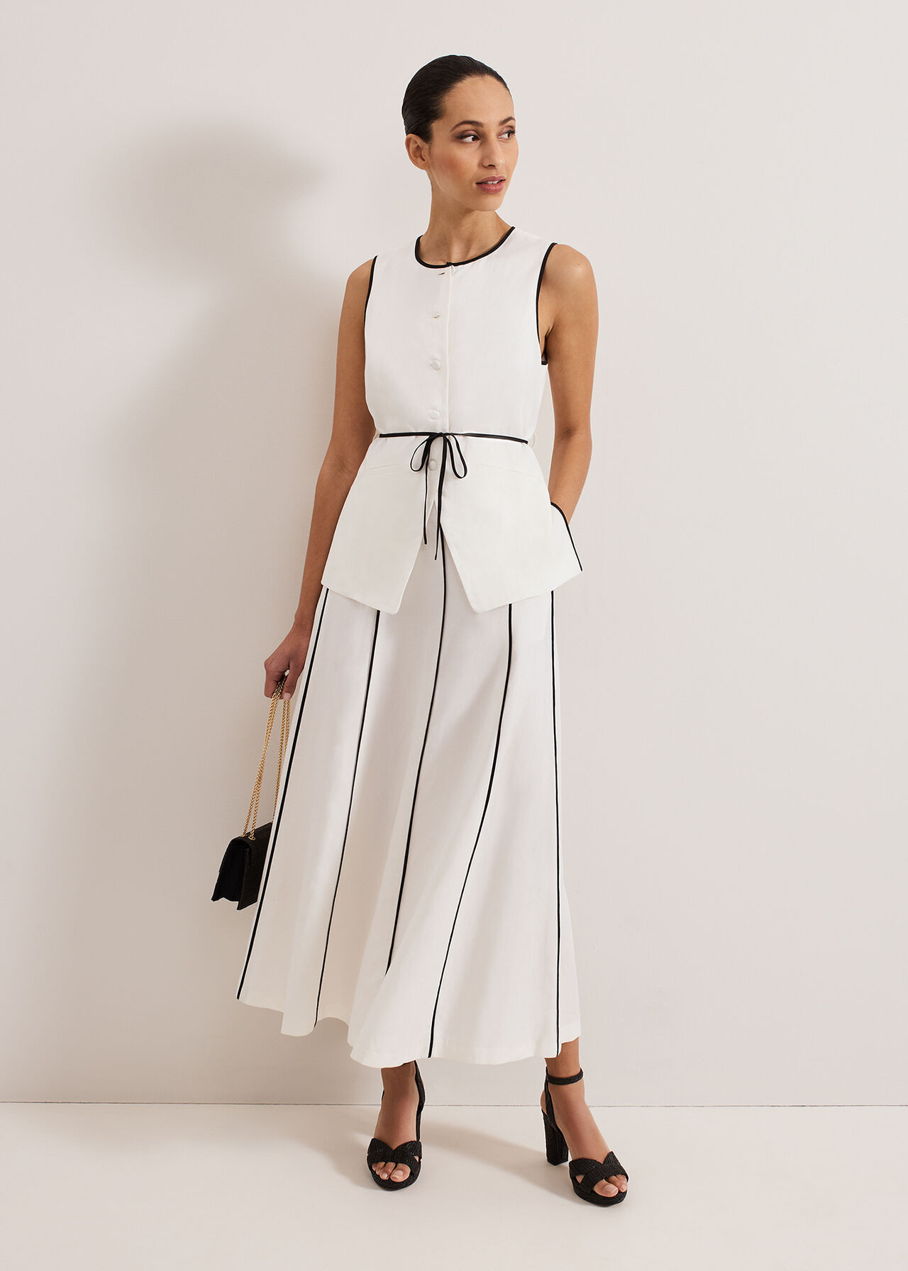 Rhoden Linen Skirt | Phase Eight UK | | Phase Eight (UK)