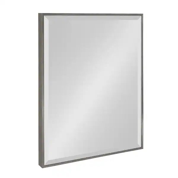 Rhodes Framed Decorative Rectangle Wall Mirror - 18.75x24.75 - Dark Silver | Bed Bath & Beyond