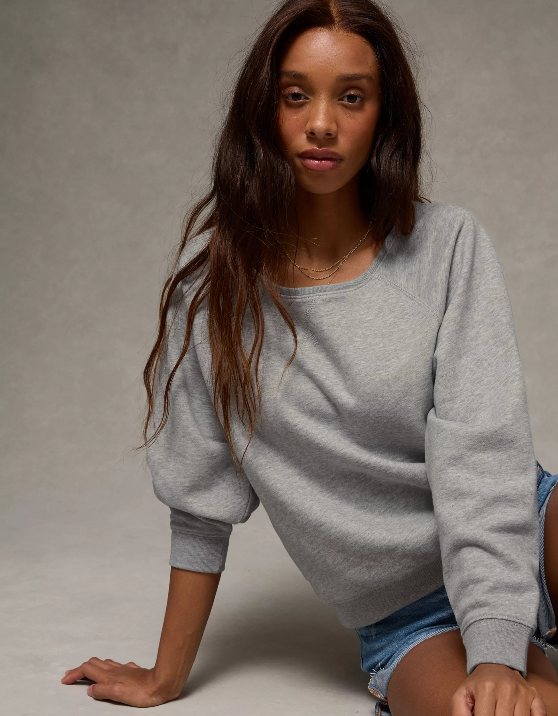 AE Off The Shoulder Sweatshirt | American Eagle Outfitters (US & CA)