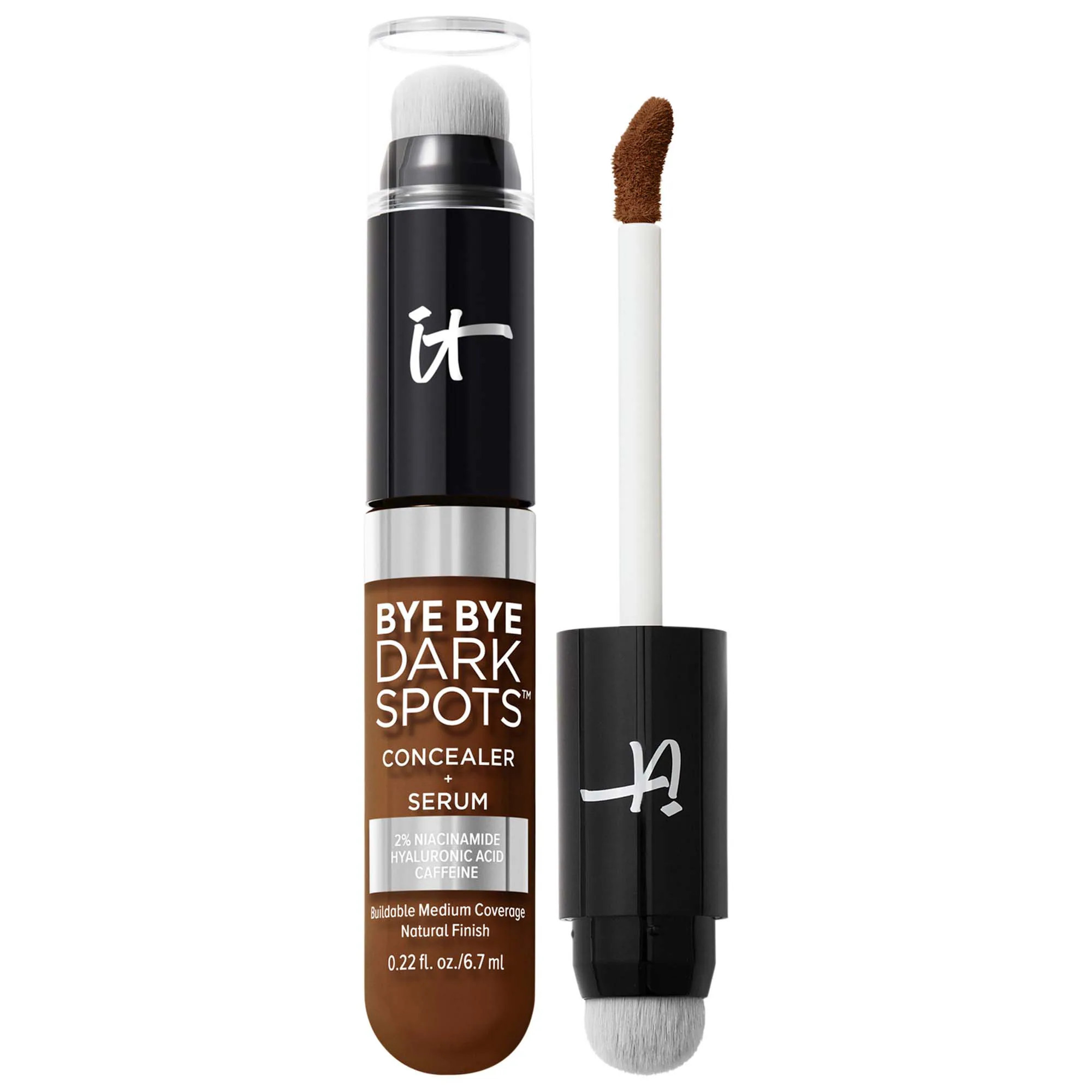 IT Cosmetics Bye Bye Dark Spots Concealer + Serum with Niacinamide & Hyaluronic Acid Deep Neutral 61 0.22 oz / 6.5 mL | Sephora (US)