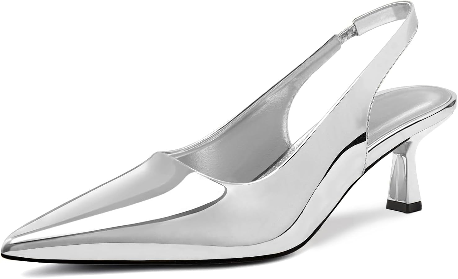 heelchic Kitten Heels Women, Slingback Heels for Women Dress Pumps for Women Low Heels | Amazon (US)