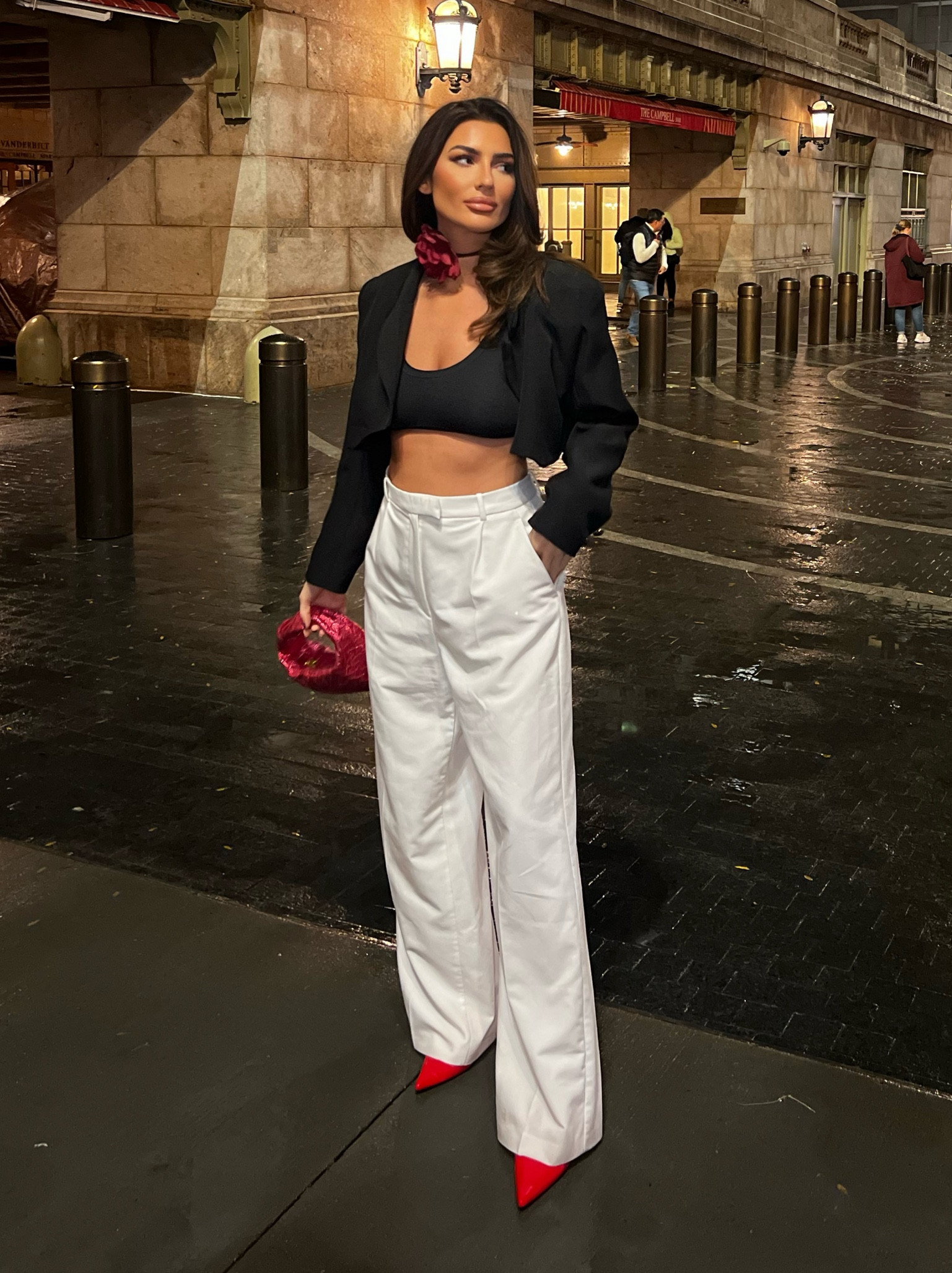 NYC nights 
Bag is bottega 