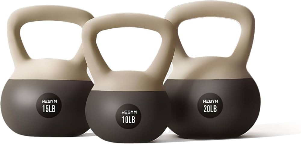 WeGym Soft Kettlebells with Cushioned Impact-Resistant Base and Anti-Slip, Wide-Grip Handle for H... | Amazon (US)
