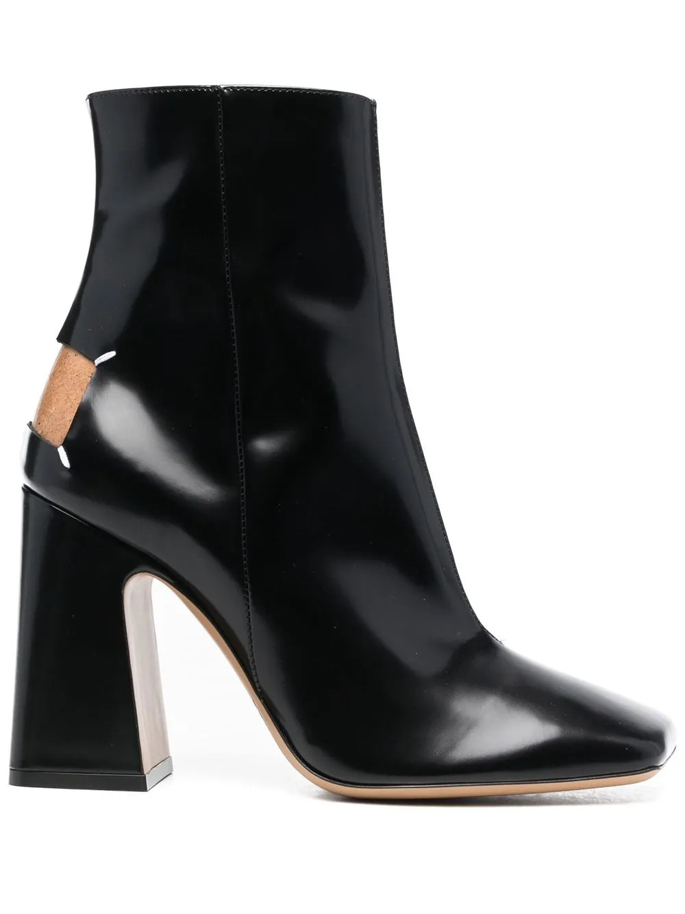 Maison Margiela square-toe 90mm Boots - Farfetch | Farfetch Global