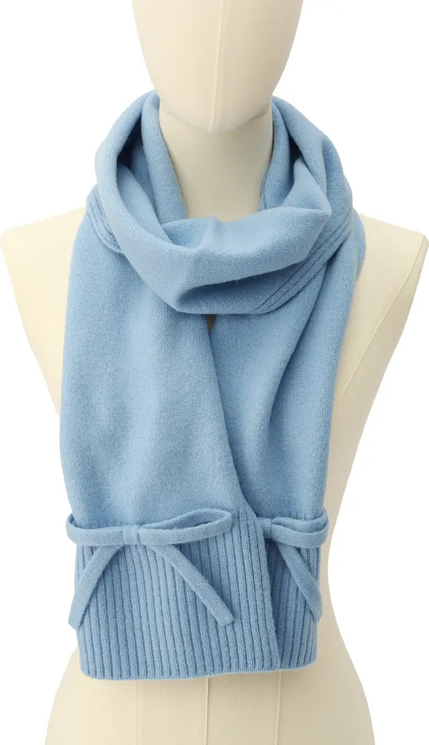 bow wool scarf | Nordstrom