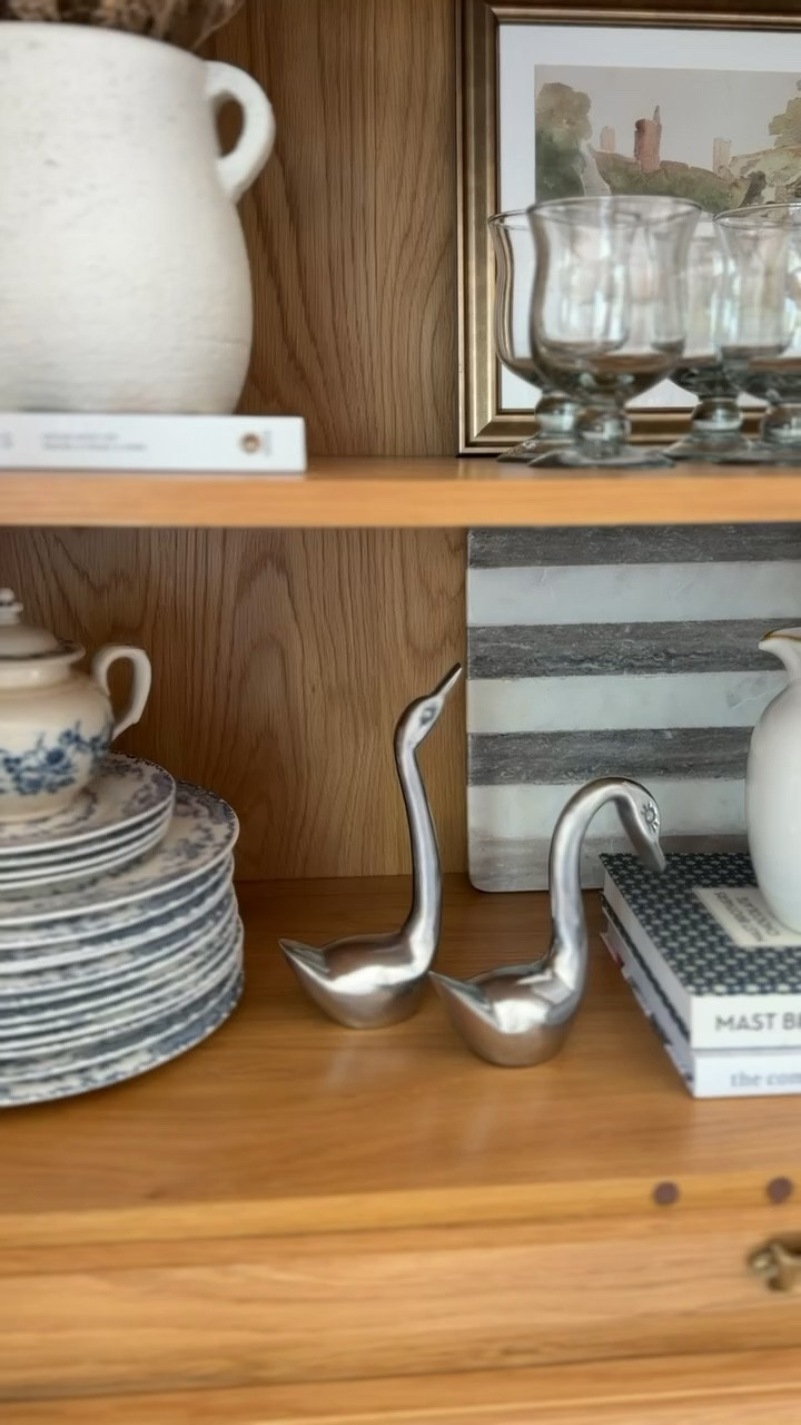 I’m still obsessing over these new silver swans! Such a sweet addition to my kitchen hutch. 

#LTKHome