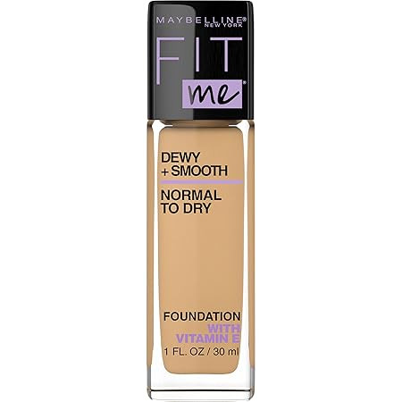 Maybelline New York Fit Me Dewy + Smooth Foundation Makeup, Java, 1 Fl. Oz (Pack of 1) | Amazon (US)