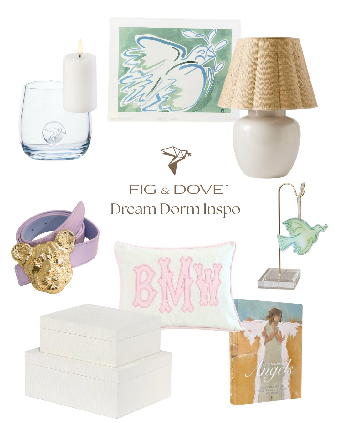 Bringing beauty and tradition to campus✨Thoughtfully curated dorm details that feel like home — from elegant monograms to soft southern textures. Sheathed you are decorating your room or gifting a new grad, these Fig & Dove favorites make form living feel elevated, personal, and polished. #Dorm #ElevatedEveryday #Fig&Dove

#LTKHome