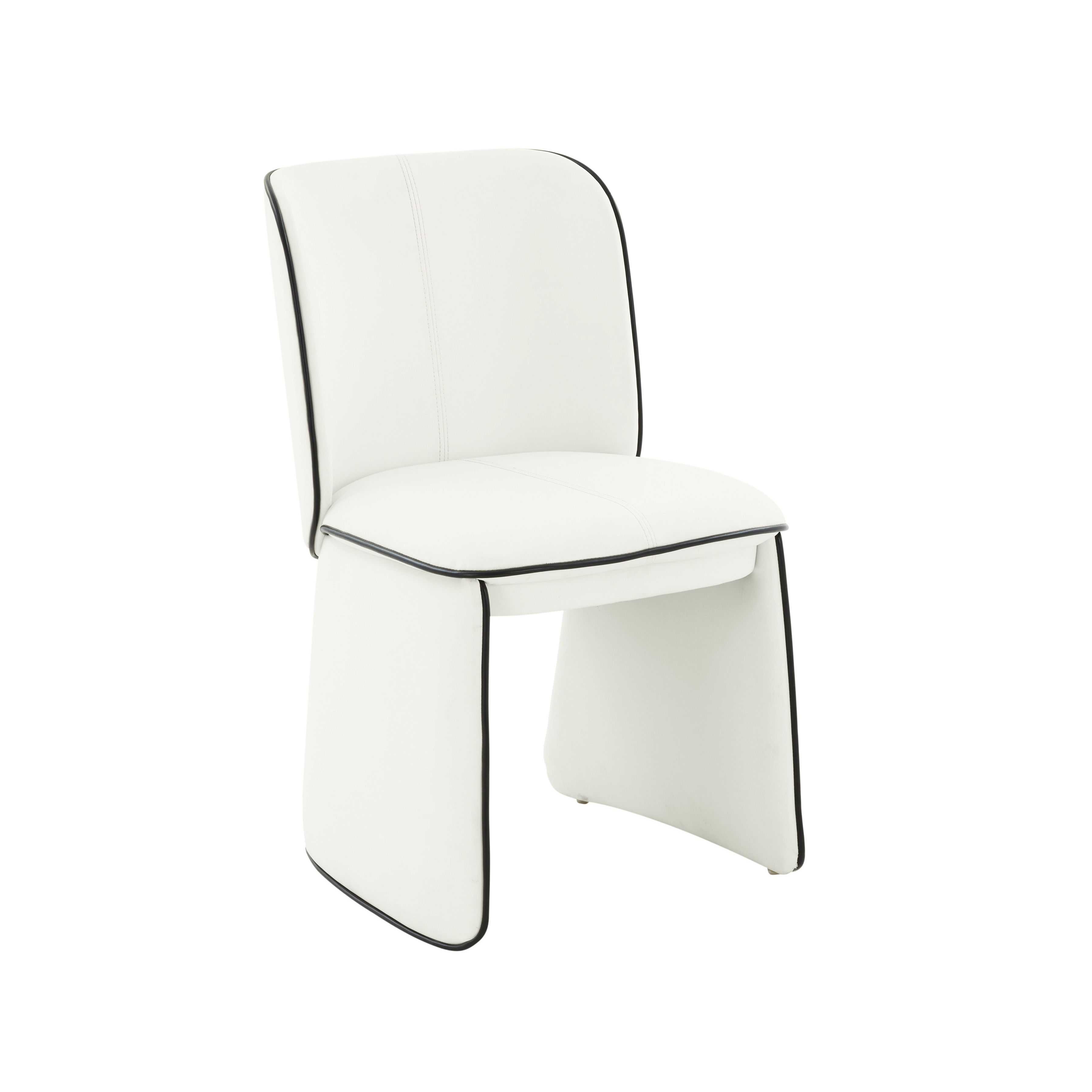 TOV Furniture Kinsley Cream Vegan Leather Dining Chair | Walmart (US)