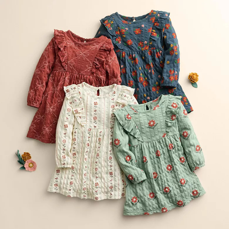 Baby & Toddler Girl Little Co. by Lauren Conrad Ruffle Knit Dress | Kohl's