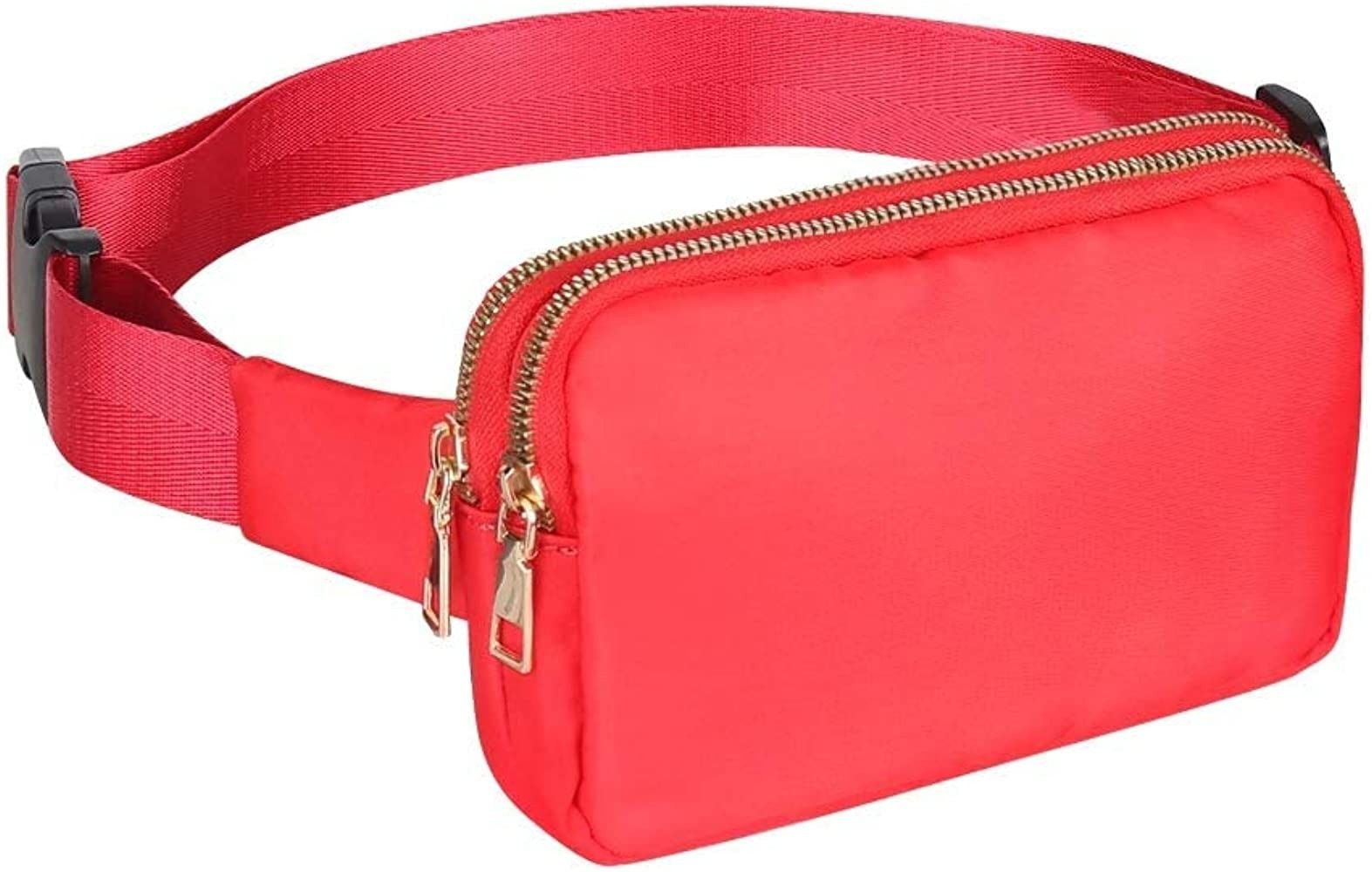 Geestock Fanny Packs for Women, Small Belt Bag, Red Belt Bag - Red Fanny Pack - Amazon Belt Bag | Amazon (US)
