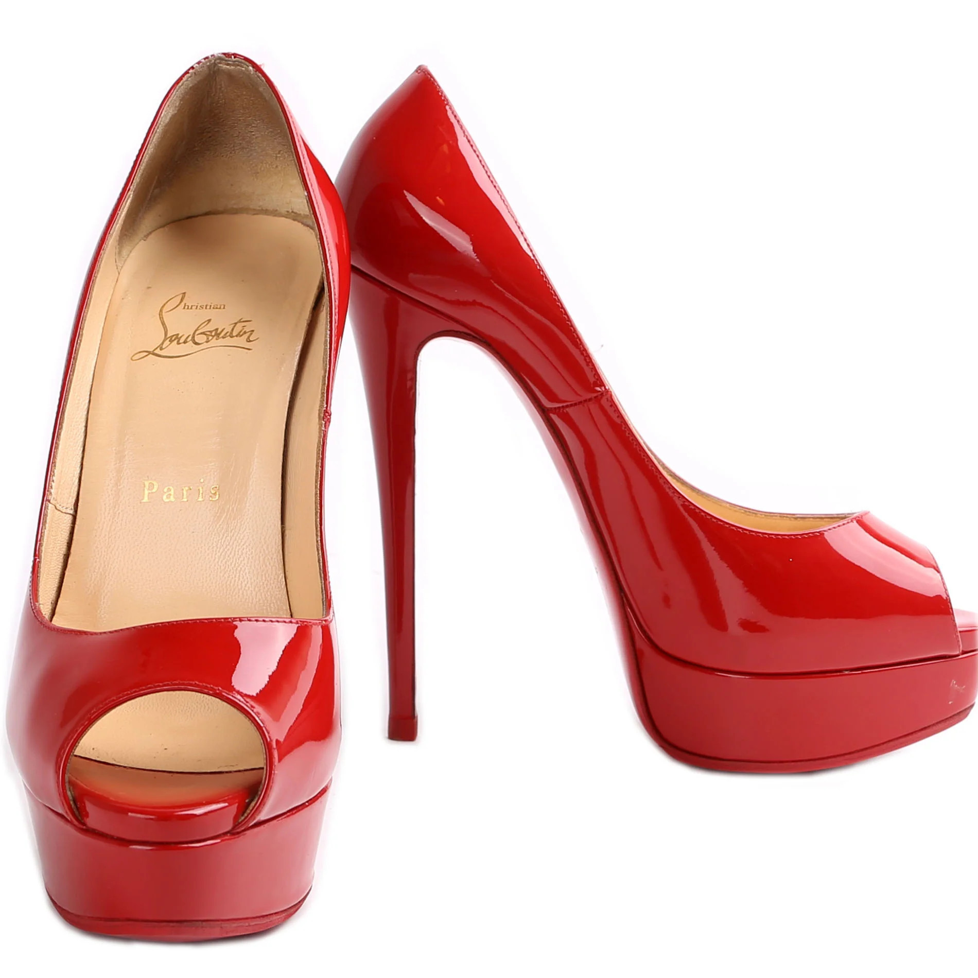 Lady Peep Platform Pumps Size 38.5 | Keeks Designer Handbags