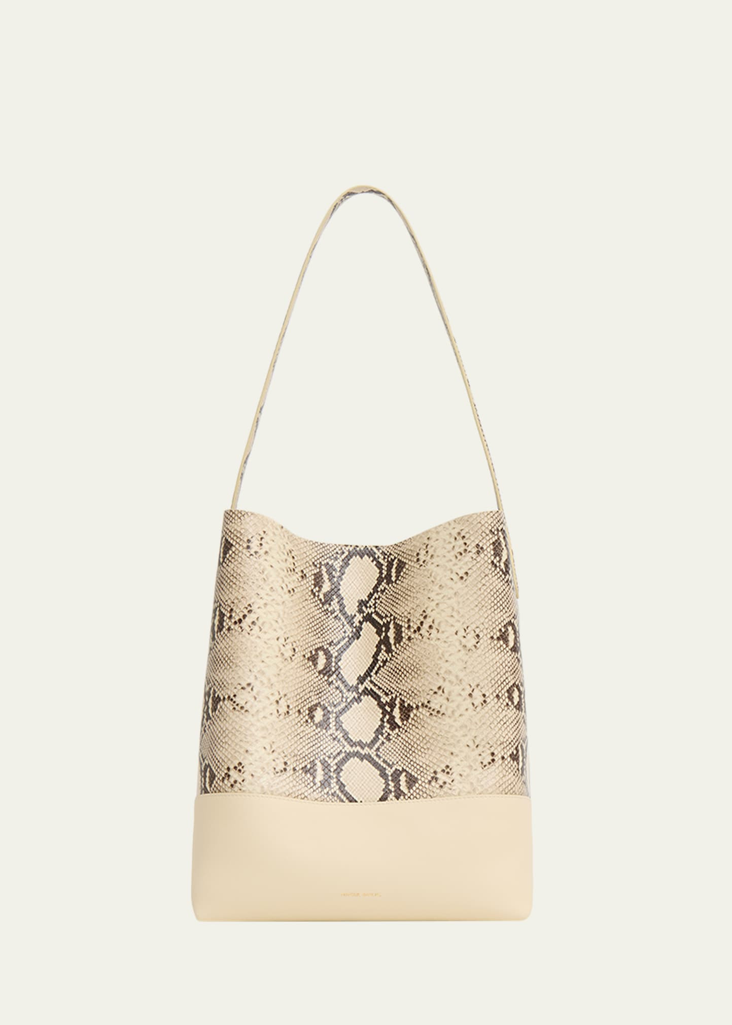 Mansur Gavriel Everyday Cabas Snakeskin-Embossed Tote Bag | Bergdorf Goodman