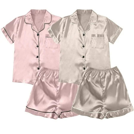 Sngxgn Womens Pajama Sets - Pajamas for Women with Pullover Top and PJ Pants - Sleepwear for Women(RD1 M) | Walmart (US)