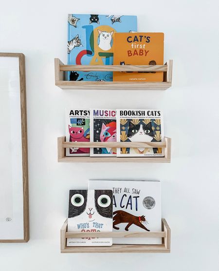 Our favorite cat books on our themed book shelves in Milo’s nursery 🐈

#LTKfamily #LTKbaby #LTKkids