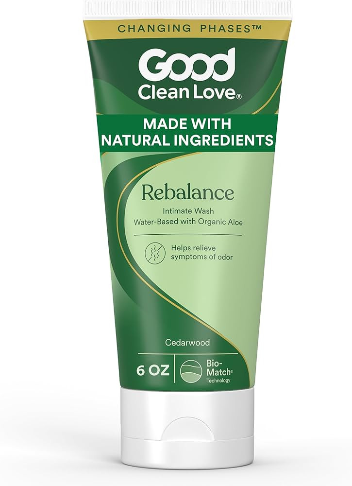 Good Clean Love Rebalance Intimate Feminine Wash, Water Based pH-Balanced & Moisturizing Cleanser... | Amazon (US)