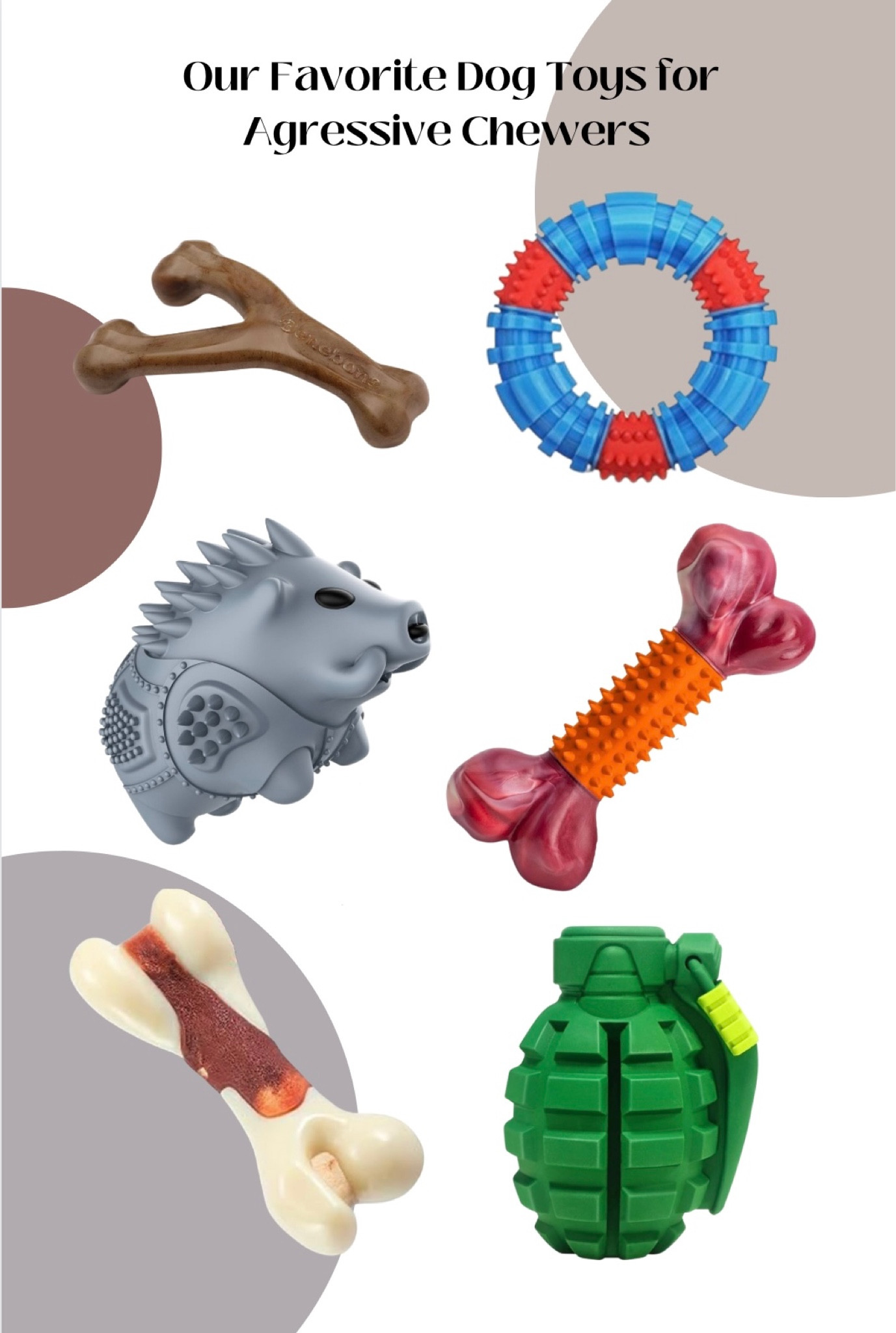 Dog toys for aggressive chewers! 
-
We found these Dog toys on Amazon and our dog Rolex loves them!! He chews through toys so fast, but is having a tough time getting through these! 

#LTKGiftGuide