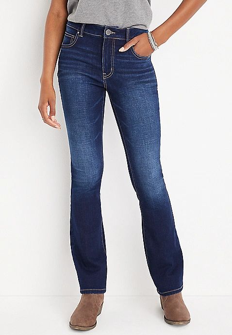 m jeans by maurices™ Everflex™ Slim Boot High Rise Jean | Maurices