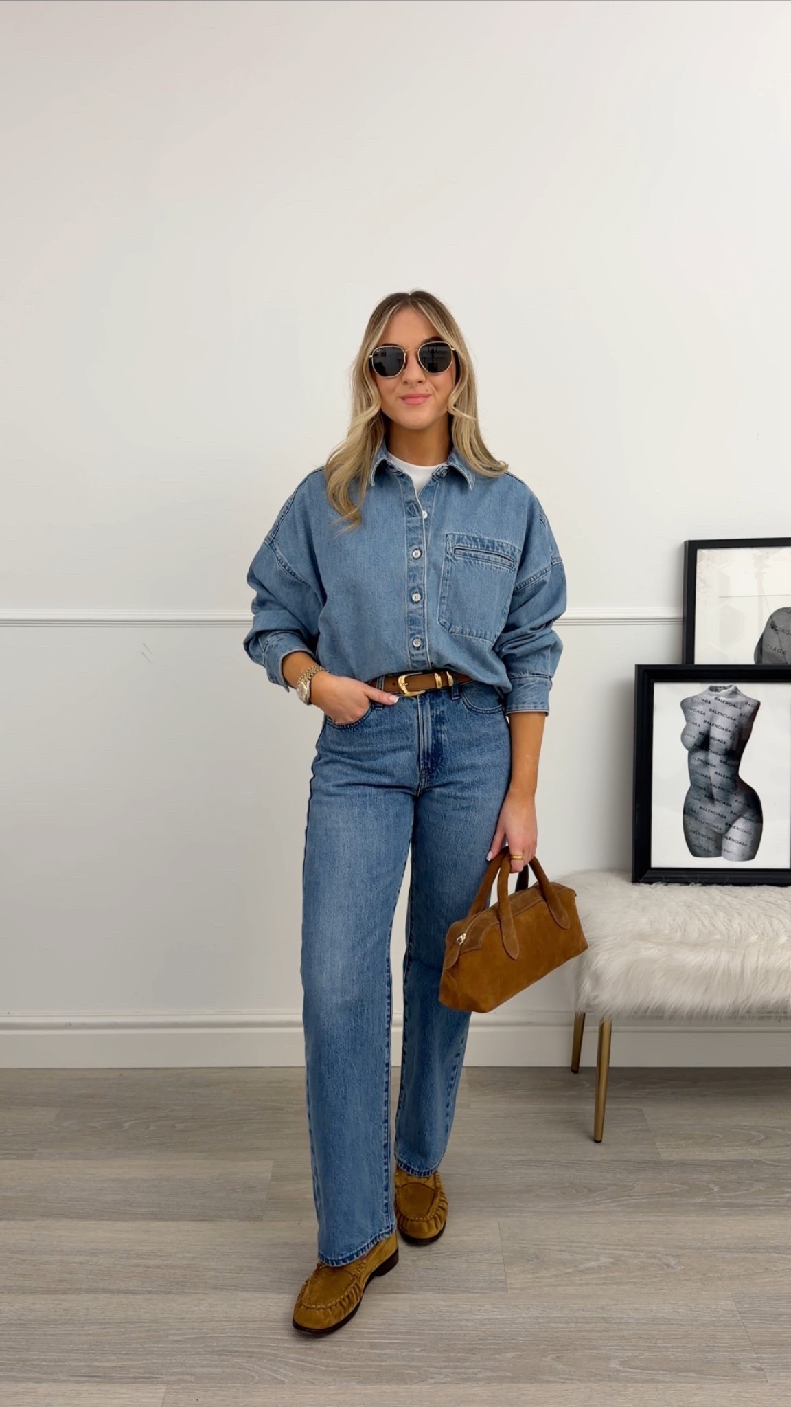 Double denim for Spring
Size info:
Denim shirt- XS
Jeans- 24 short (size down on the waist!)

#LTKstyletip #LTKjeans #LTKspring