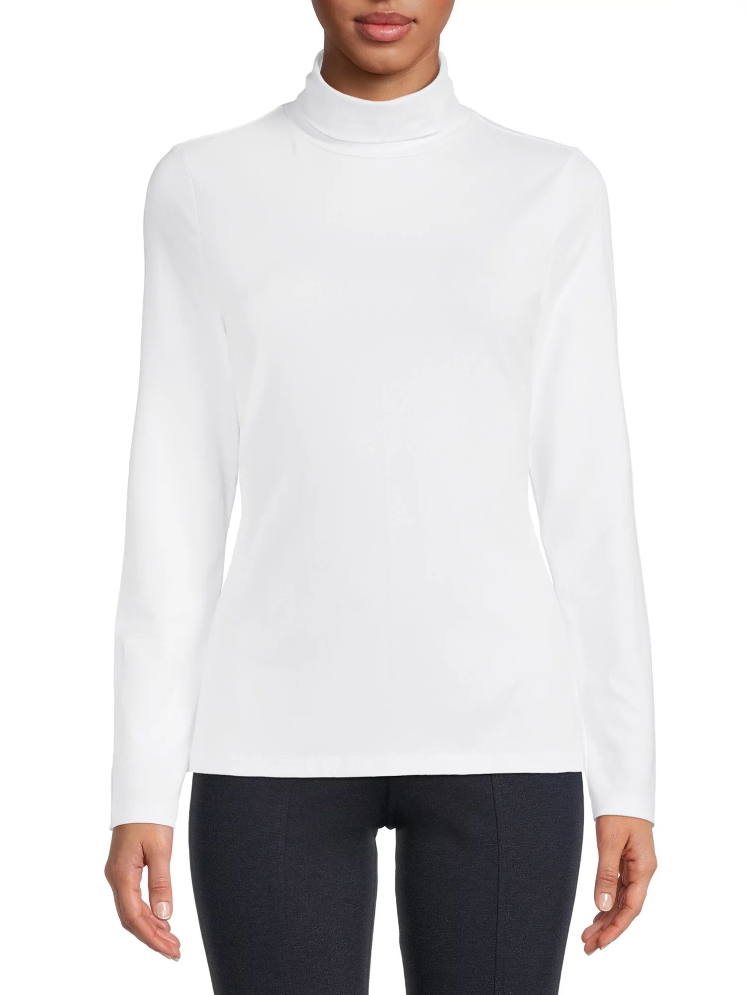 Time And Tru Women's Knit Turtleneck Top | Walmart (US)