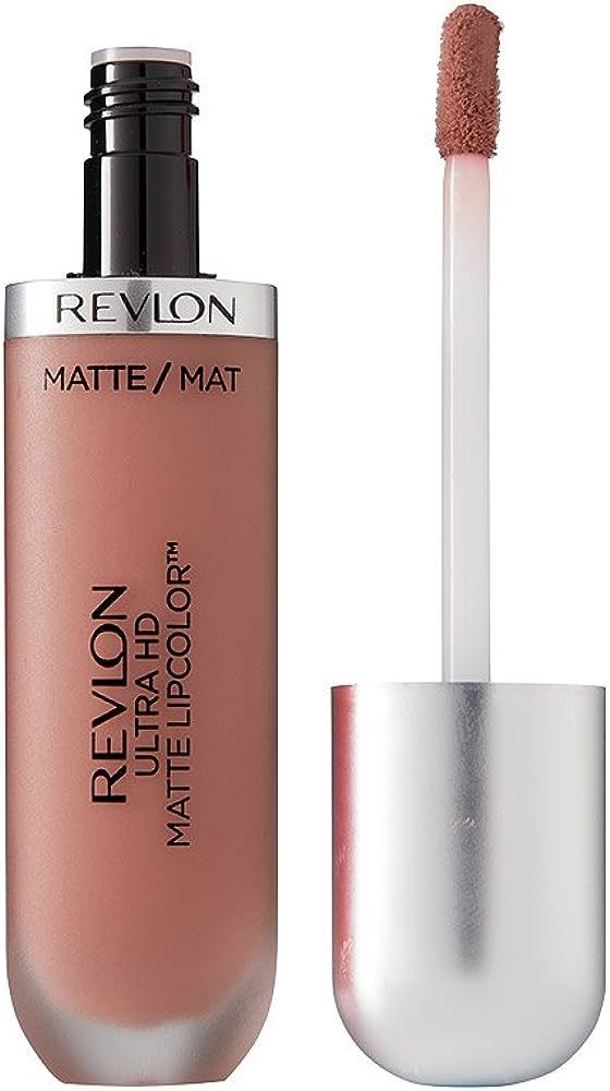 Revlon Ultra HD Matte Lipcolor, Velvety Lightweight Matte Liquid Lipstick In Nude / Brown, Foreve... | Amazon (US)