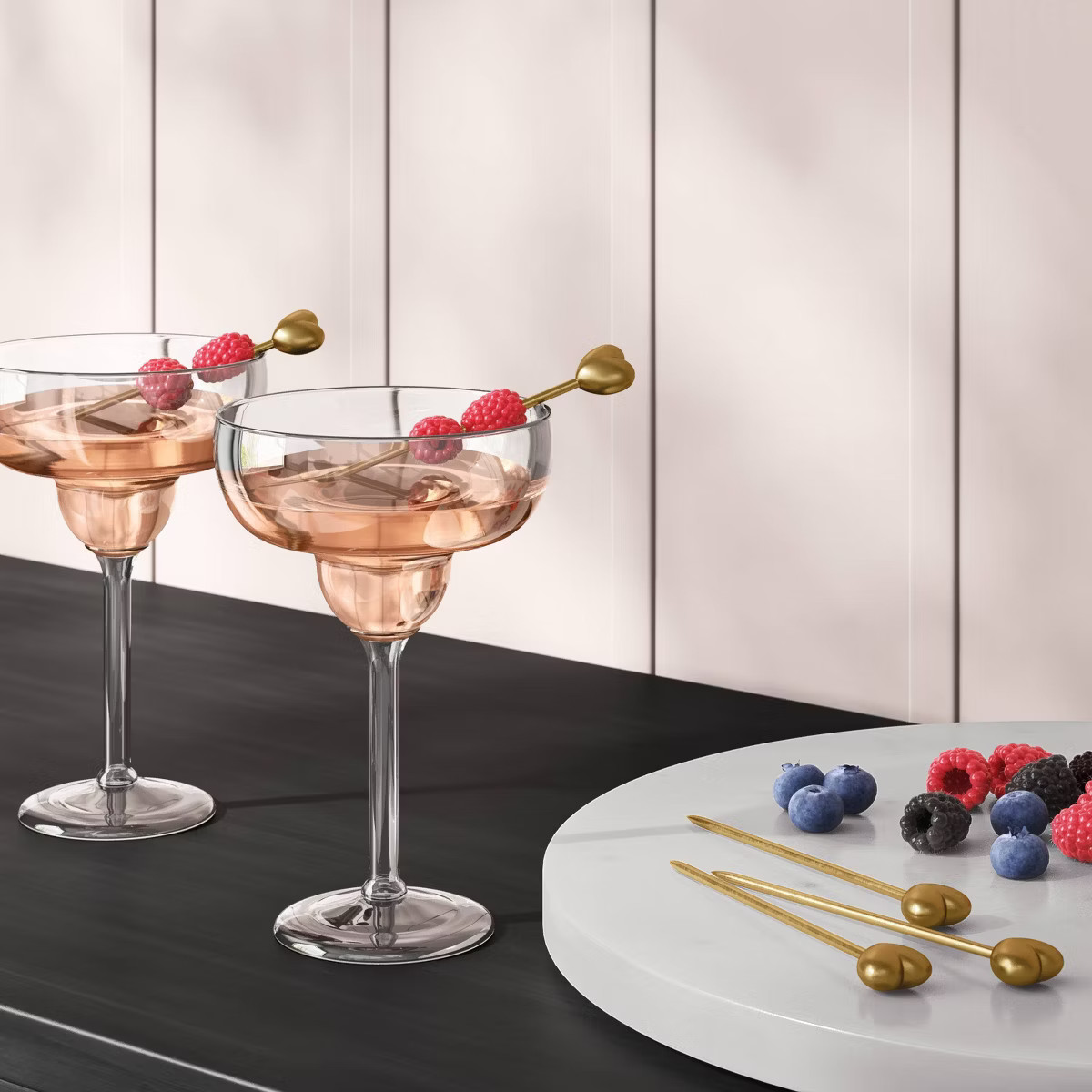Heart Cocktail Picks Gold - Threshold™ | Target