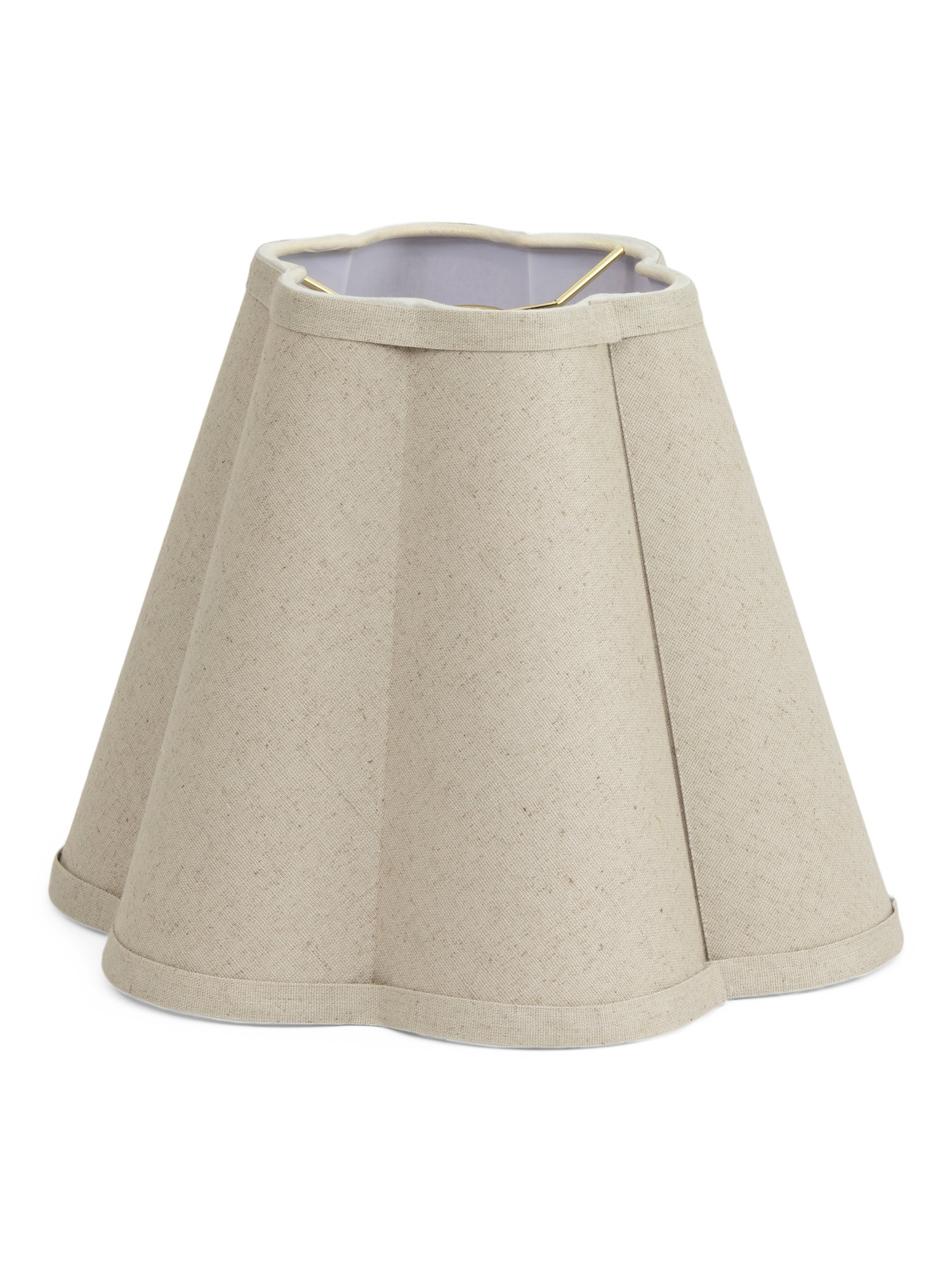 12x9 Small Scalloped Linen Shade | TJ Maxx