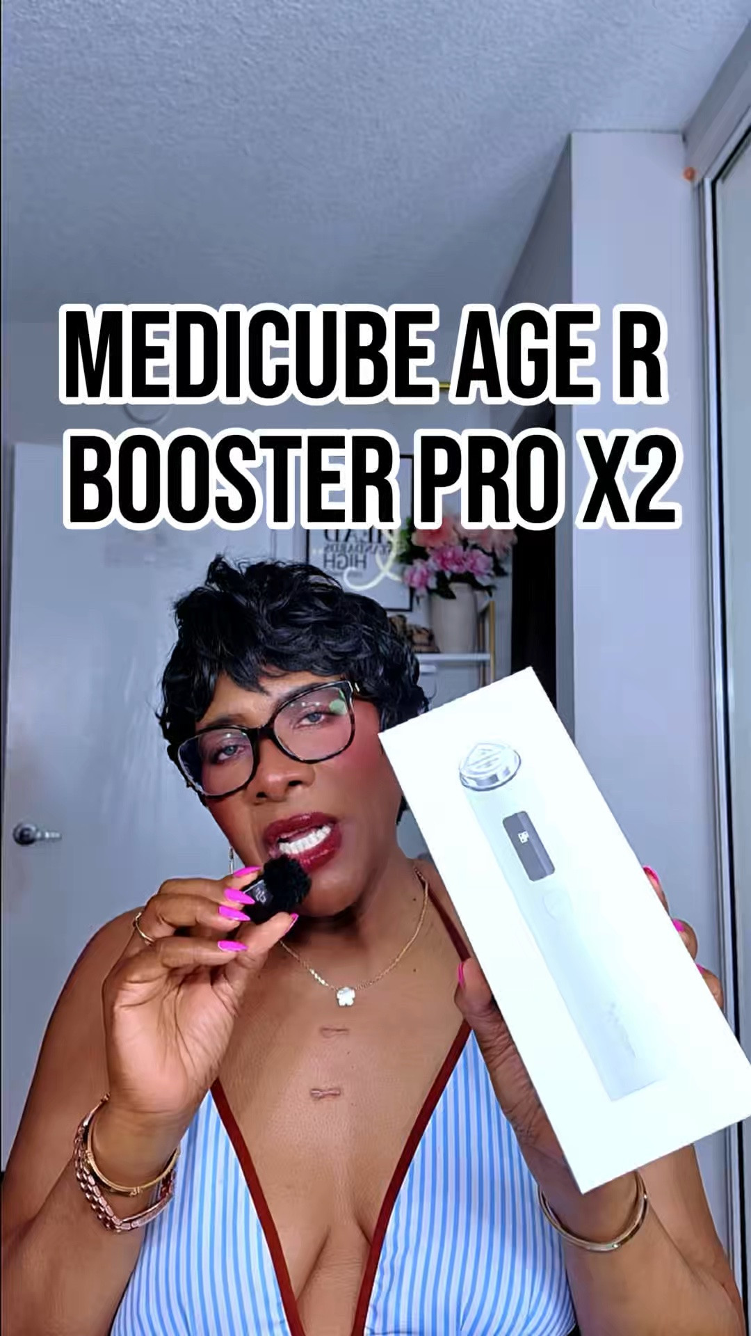 I love my Medicube booster pro mini, but this Booster Pro X2 is going to save me some money at the aesthetician!

#medicube #boosterpro #medicubepartner #skincare #creatorsearchinsights

@medicube_global_official

#LTKBeauty #LTKvlog #LTKSaleAlert