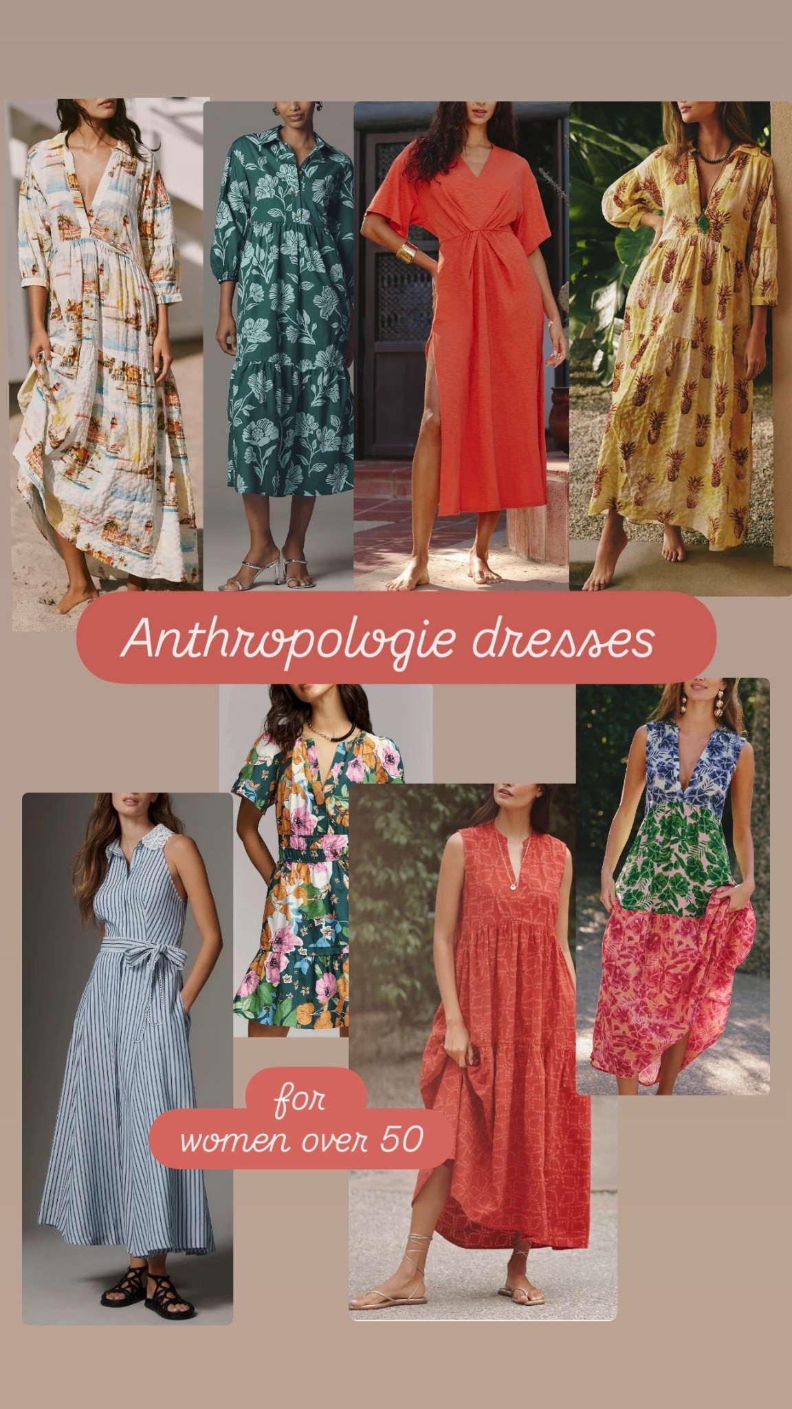 Beautiful dresses especially with women over 50 in mind. Not that I won’t wear a sleeveless mini dress on occasion, but more often, I want more coverage. And I want comfort, quality and a flattering fit. #maxidresses #fashionover50 #anthropologie @Anthropologie 

#LTKPetite #LTKOver40