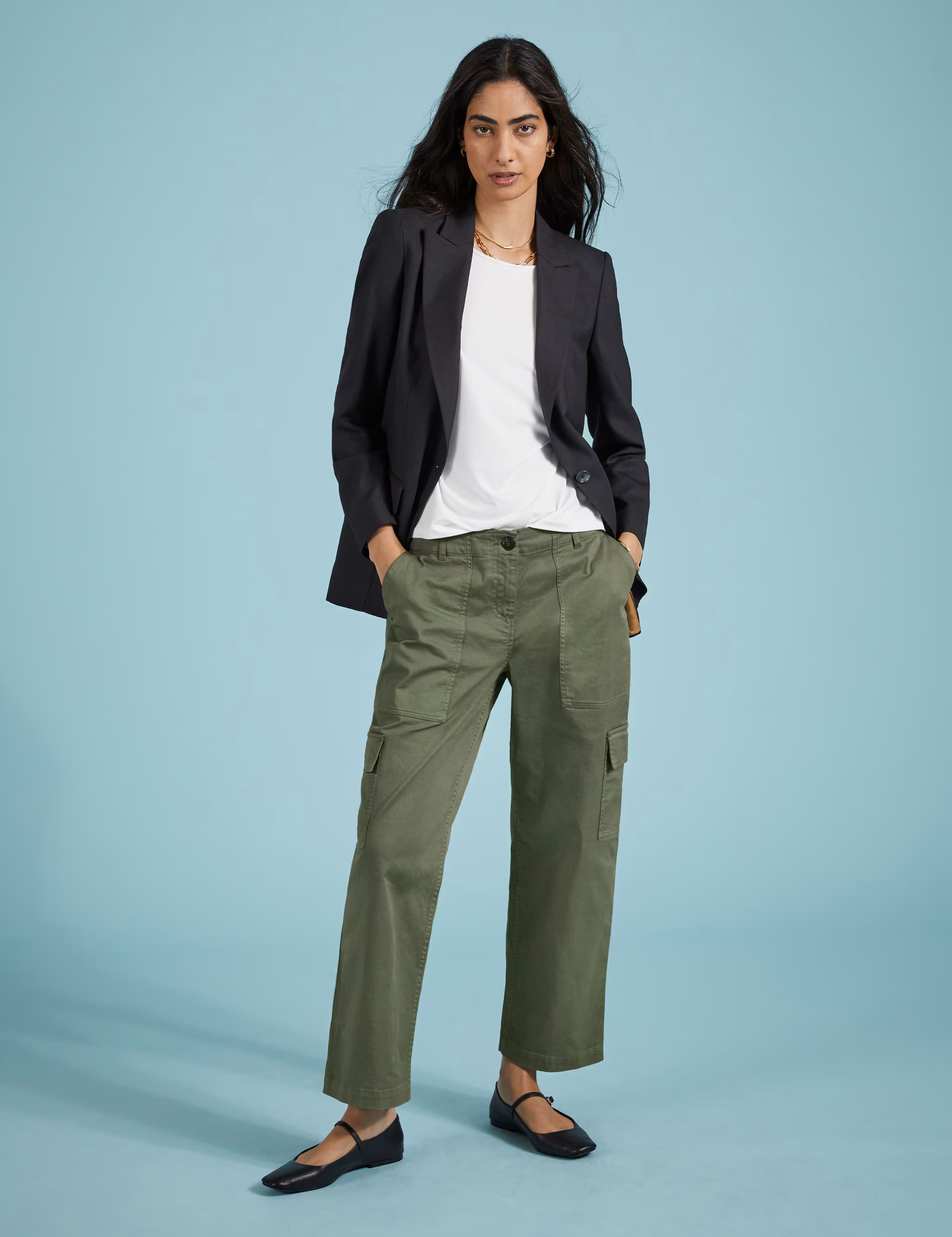 Jersey Boat Neck Relaxed Top | Marks & Spencer (UK)