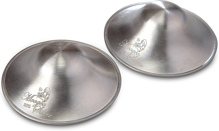 Moogco The Original Silver Nursing Cups - Nipple Shields for Nursing Newborn - Newborn Essentials... | Amazon (US)